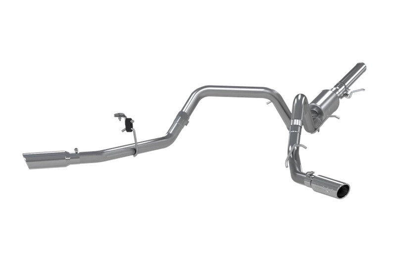 MBRP S5082409 3in Cat Back Exhaust System Dual Split Side T409 Stainless Steel | 2014-2018 Silverado/Sierra 1500