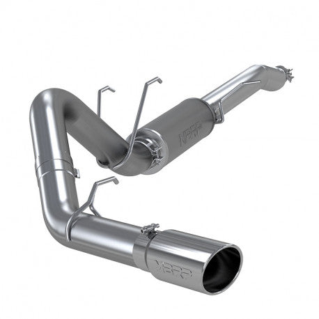 MBRP S5247304 4in T304 Stainless Exhaust Resonator Back Single Side Exit Exhaust | 2017-2022 Ford F250/F350 6.2/7.3L