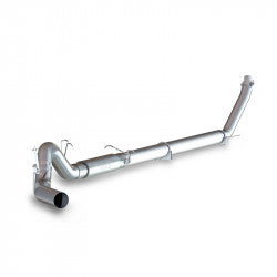 MBRP S61120P 5in Turbo Back Aluminized Exhaust System w/ Muffler | 1998.5-2002 Dodge 5.9L Cummins