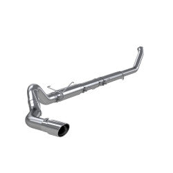 MBRP S61140409 5in Turbo Back Single Side Exit T409 Stainless Steel | 2003-2004 Dodge 5.9L Cummins