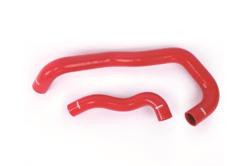 Mishimoto MMHOSE-F2D-05TRD Twin I-Beam Chassis Red Silicone Coolant Hose Kit | 2005-2007 Ford 6.0L Powerstroke