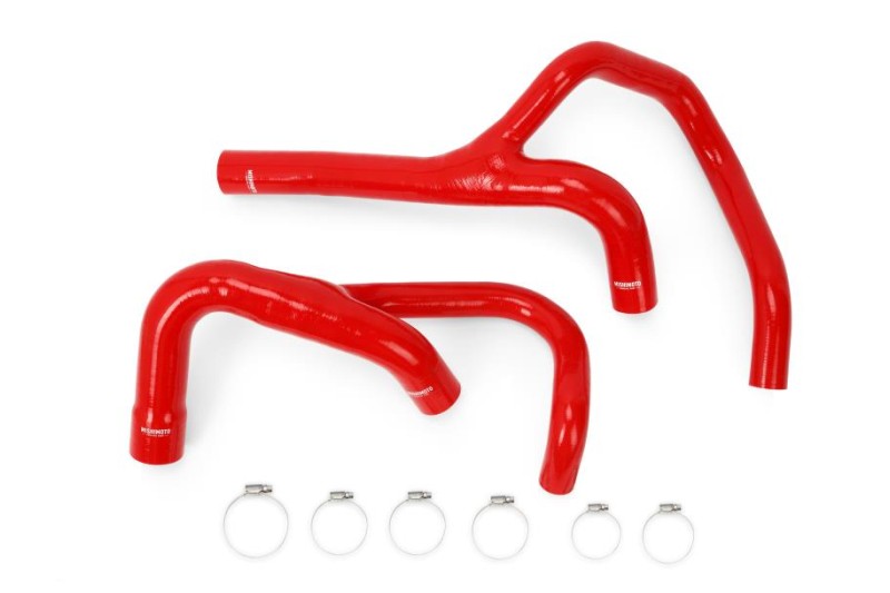 Mishimoto MMHOSE-RAM-13RD Red Silicone Hose Kit | 2013-2014 Dodge Cummins 6.7L