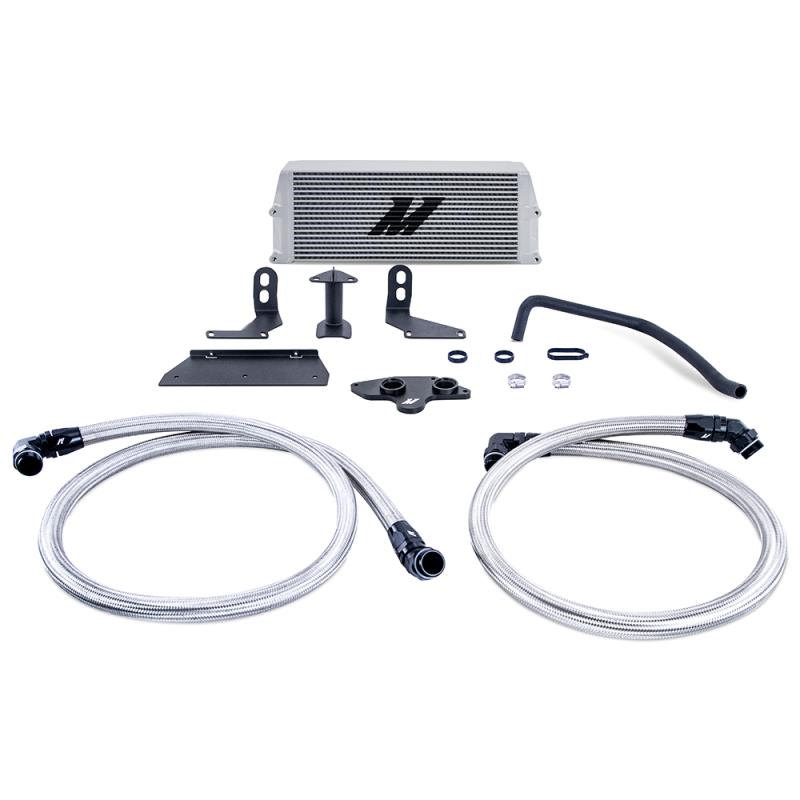 Mishimoto MMOC-F2D-11KSL Performance Oil Cooler - Silver | 2011-2019 Ford F250/F350 6.7L Powerstroke