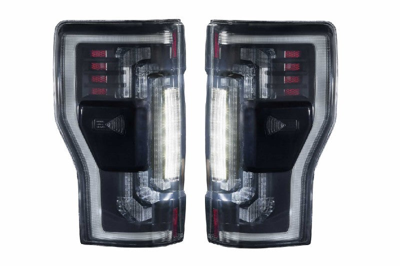 Morimoto LF350 XB LED Tail Lights Pair - Smoked | 2017-2022 F250/F350