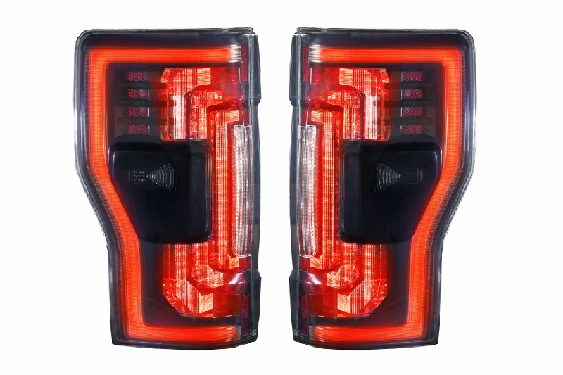 Morimoto LF351 XB LED Tail Lights Pair - Red | 2017-2022 F250/F350