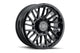 Method MR80129080500 20x9 801 Raised Wheels (Gloss Black Milled) | 1994-2012 Dodge Ram 2500/3500, 01-10 Chevrolet/GMC Silverado/Sierra 2500HD/3500HD