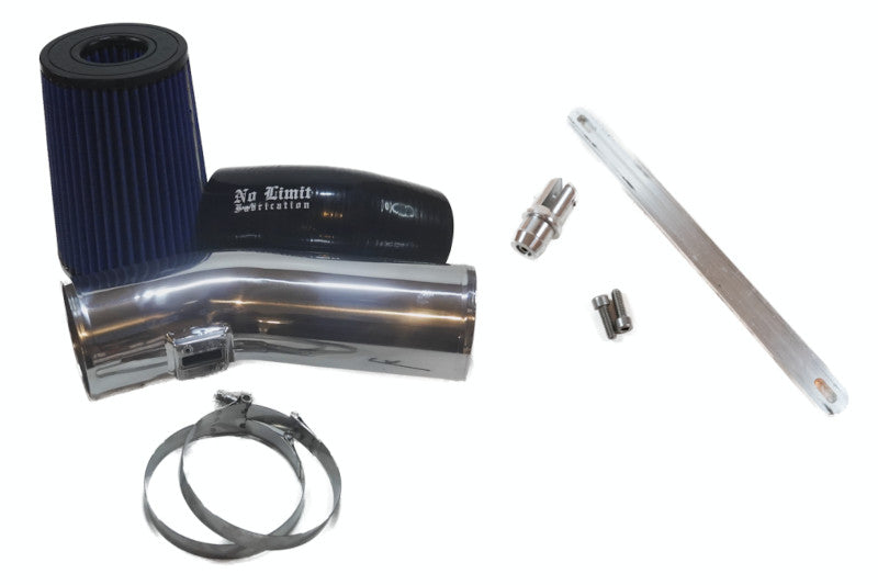 No Limit Fab 67CAIPO20 Polished Cold Air Intake w/ Oiled Filter | 20-24 Ford 6.7L Powerstroke