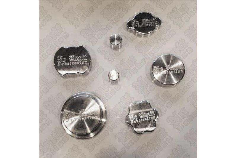 No Limit Fab 67CSP1116 Polished Complete Cap Set | 2011-2016 Ford 6.7L Powerstroke