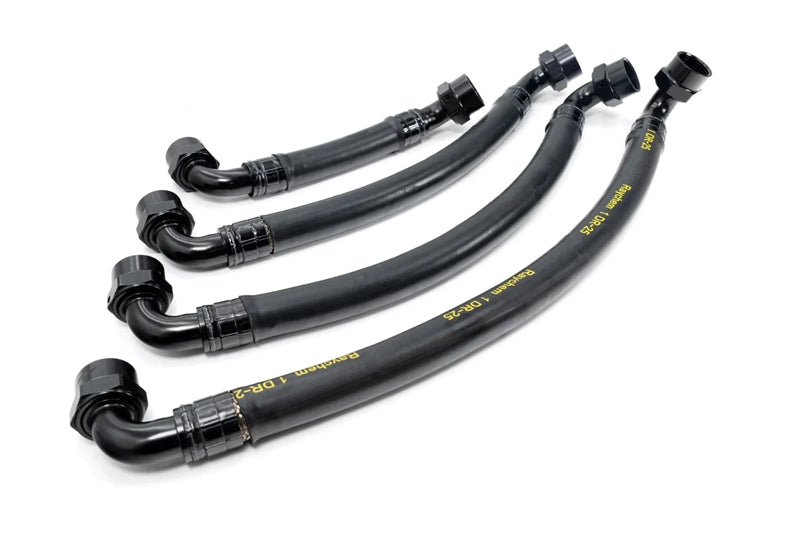 PPE 114051300 Dry Sump Oil Line Kit | 01-16 GM 6.6L Duramax