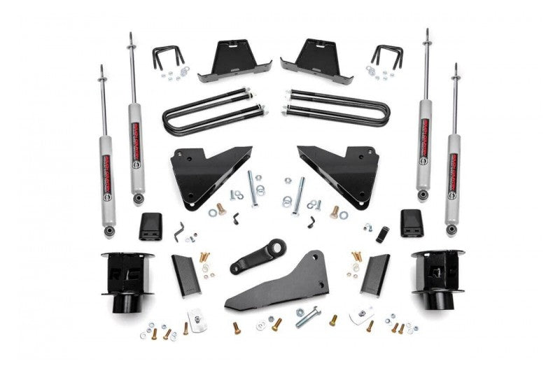 Rough Country 35620 5in Radius Arm Drop Coil Spacer Suspension Lift Kit | 2013-2015 Ram 3500