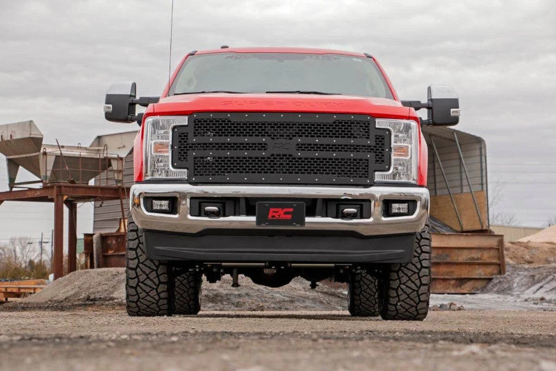 Rough Country 70213 Mesh Grille Kit | 2017-2019 F250/F350