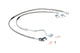 Rough Country 89705 Front Extended Brake Lines for 4-8in Lifts | 1999-2004 Ford F250/F350 7.3L Powerstroke