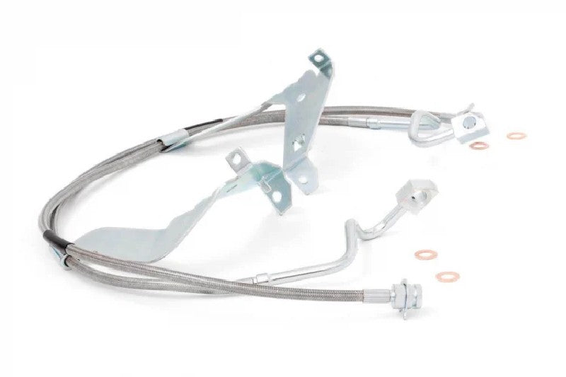 Rough Country 89710 Front Extended Brake Lines for 4-6in Lifts | 2008-2015 Ford F250/F350 Powerstroke