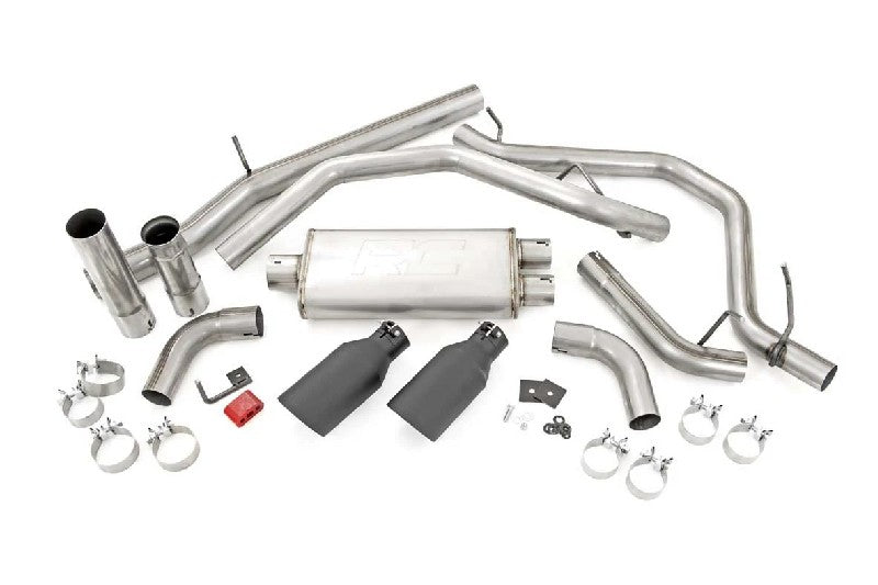 Rough Country 96007 2.5in Cat-Back Exhaust Kit | 2014-2018 Silverado/Sierra 1500