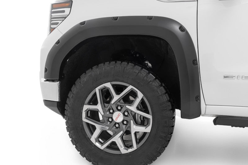 Rough Country F-C11950A-GB8 Pocket Fender Flares (GB8 - Ebony Twilight Pearl) | 2019-2025 Sierra 1500