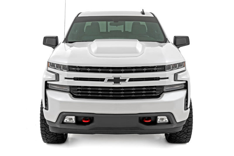 Rough Country HS10010-GAZ Hood Scoop (GAZ - Summit White) | 2019-2025 Chevrolet Silverado 1500