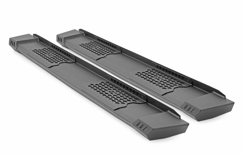 Rough Country SRB071777 HD2 Cab Length Running Boards | 2007-2018 Silverado/Sierra 1500/2500HD/3500HD Extended Cab