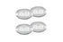 Recon 264132Cl Clear Smoked LED Side Marker Lights | 1999-2010 F350/F450 Dually