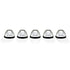 Recon 264143CL 5 Piece Cab Lights Clear Lens Amber LEDs | 1999-2016 F250/F350/F450