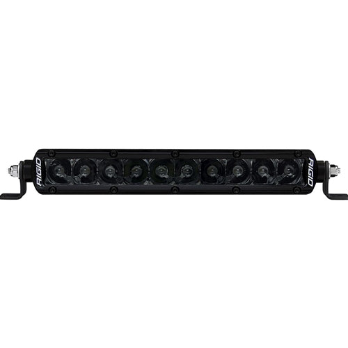 Rigid 910213BLK 10in SR-Series Pro Midnight Spot Beam Light Bar | Universal