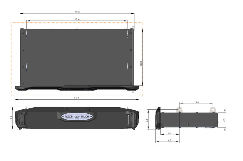 Rock Slide RS-1610 R-STEP 16in Wide Step Attachment Bracket (Driver's Side - Rear Tire) | 2017-2022 F-250/F-350 Super Duty