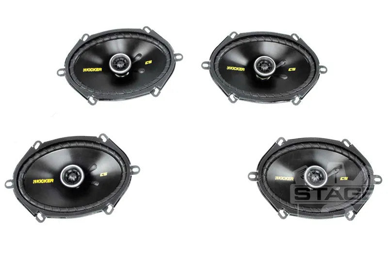 Kicker KICK-CS68-F250 CS 6x8 Speaker Upgrade Kit | 1997-2016 F250/F350