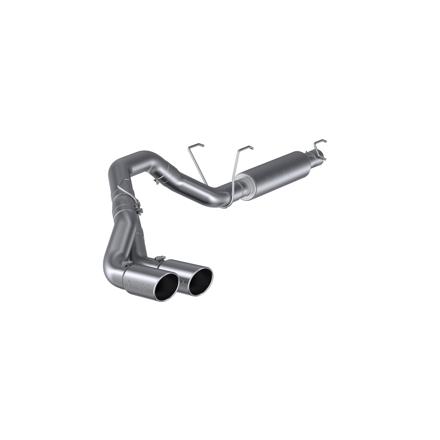 MBRP S5150409 4in Cat Back T409 Single Side Dual Exhaust System | 2014-2020 Ram 2500/3500 6.4L