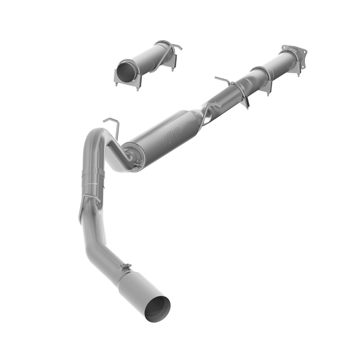 MBRP S6000AL 4in Cat Back Aluminized Exhaust System | 2001-2005 Silverado/Sierra 2500HD/3500HD 6.6L