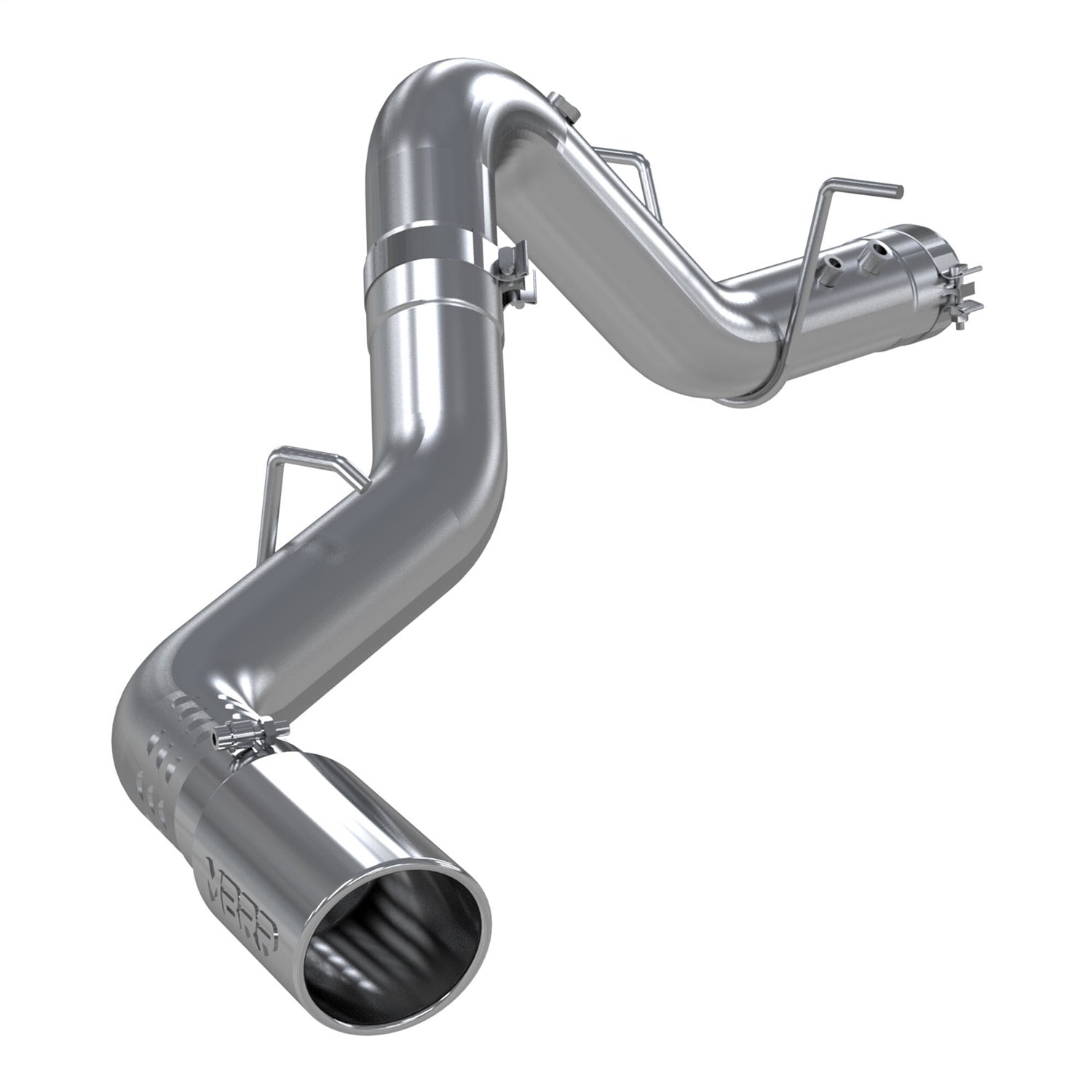 MBRP S6059304 4in DPF Back Armor Pro T304 Stainless Single Side Exit Exhaust System with Tip | 2020-2022 Silverado/Sierra 2500HD/3500HD 6.6L L5P