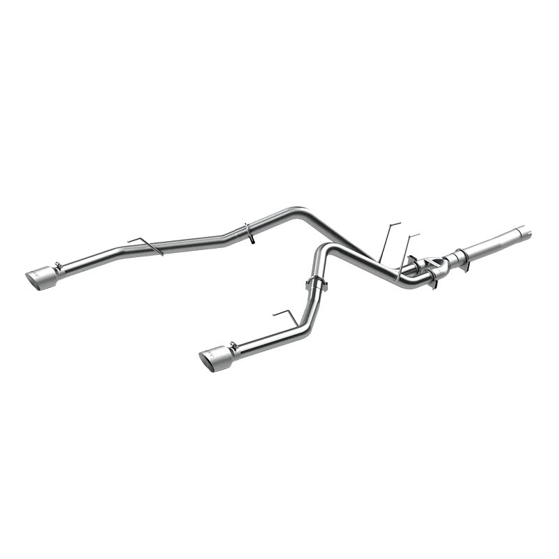 MBRP S6171AL 2.5in DPF Back Aluminized Dual Split Rear Exit Exhaust Kit | 2014-2018 Dodge Ram 1500 3.0L EcoDiesel