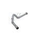 MBRP S6289AL 4in Filter Back Single Exhaust Pipe Aluminized Steel | 2017-2024 Ford 6.7L Powerstroke