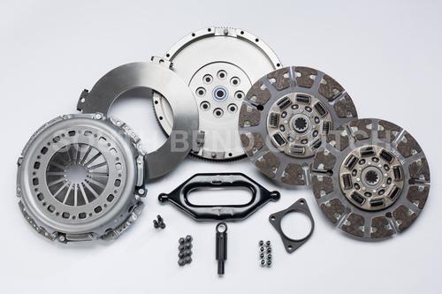 South Bend Clutch SDD3250-5-ORG Organic Street Dual Disc Clutch Kit | 1999-2000.5 Dodge Ram 2500/3500/4500 5.9L Cummins