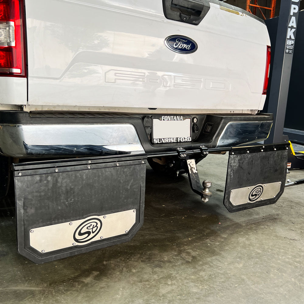 S&B 84-1002 Mud Flaps for 3.0in Hitch Receivers | Universal