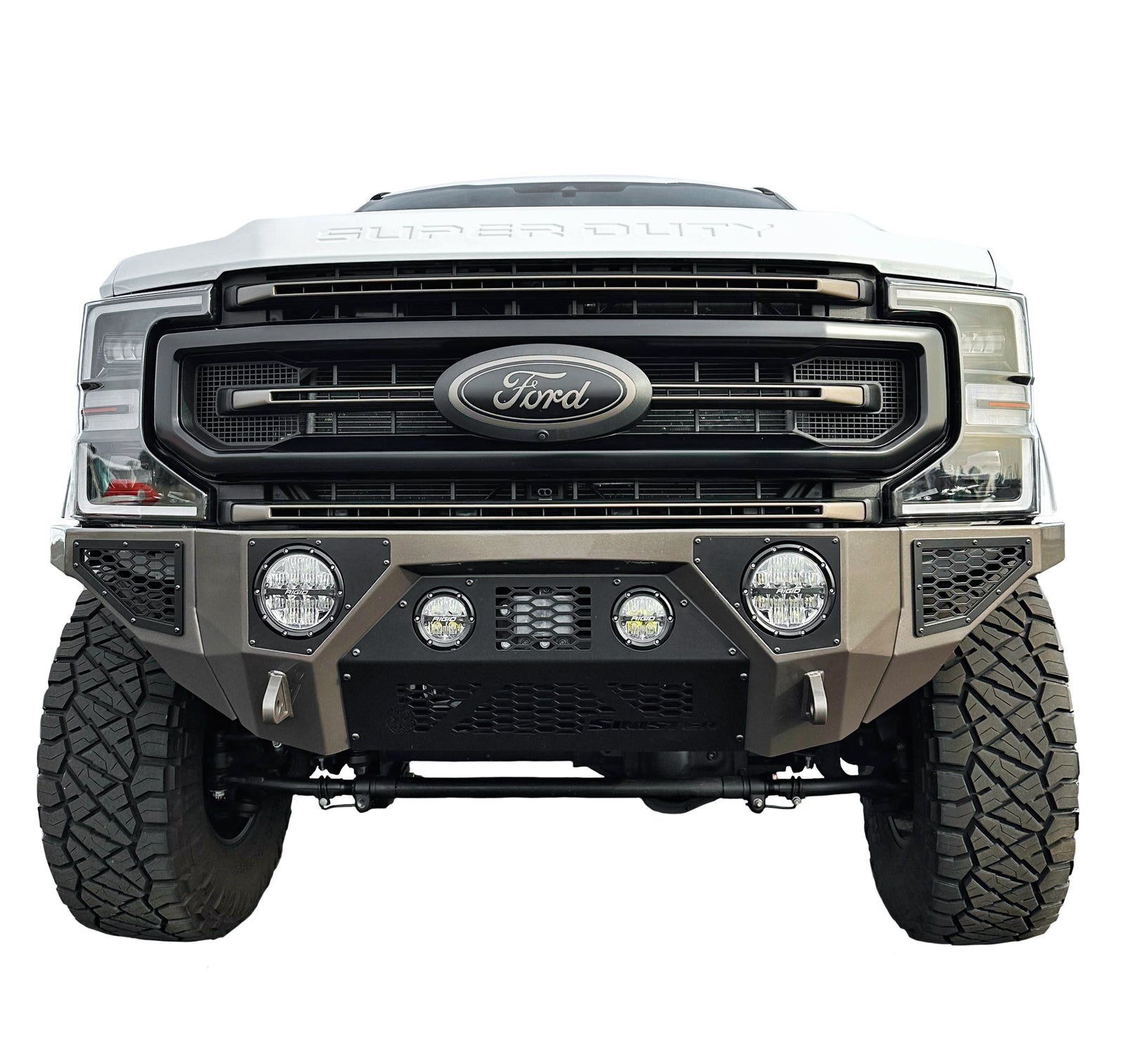 Sinister SD-FB-SD-17-BLK Front Bumper - Black Finish | 2017-2022 F250/F350 SuperDuty