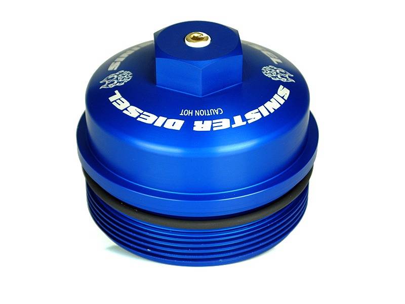 Sinister SD-OFC-FORD-03 Oil Filter Cap | 2003-2010 F250/F350 6.0L/6.4L Powerstroke