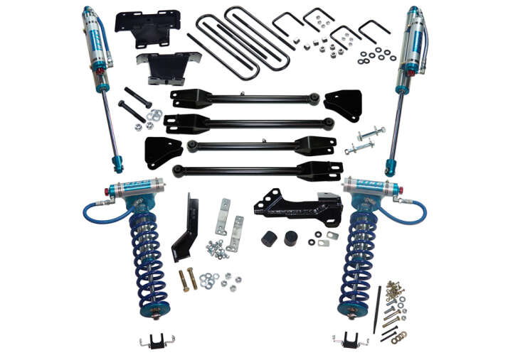 SuperLift K166KG 4in King Edition 4-Link Lift Kit | 2017-2021 F250/F350