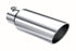 MBRP T5130 6in OD Angled Rolled End 4in Inlet 18in Length Exhaust Tip - T304 Stainless Steel | Universal