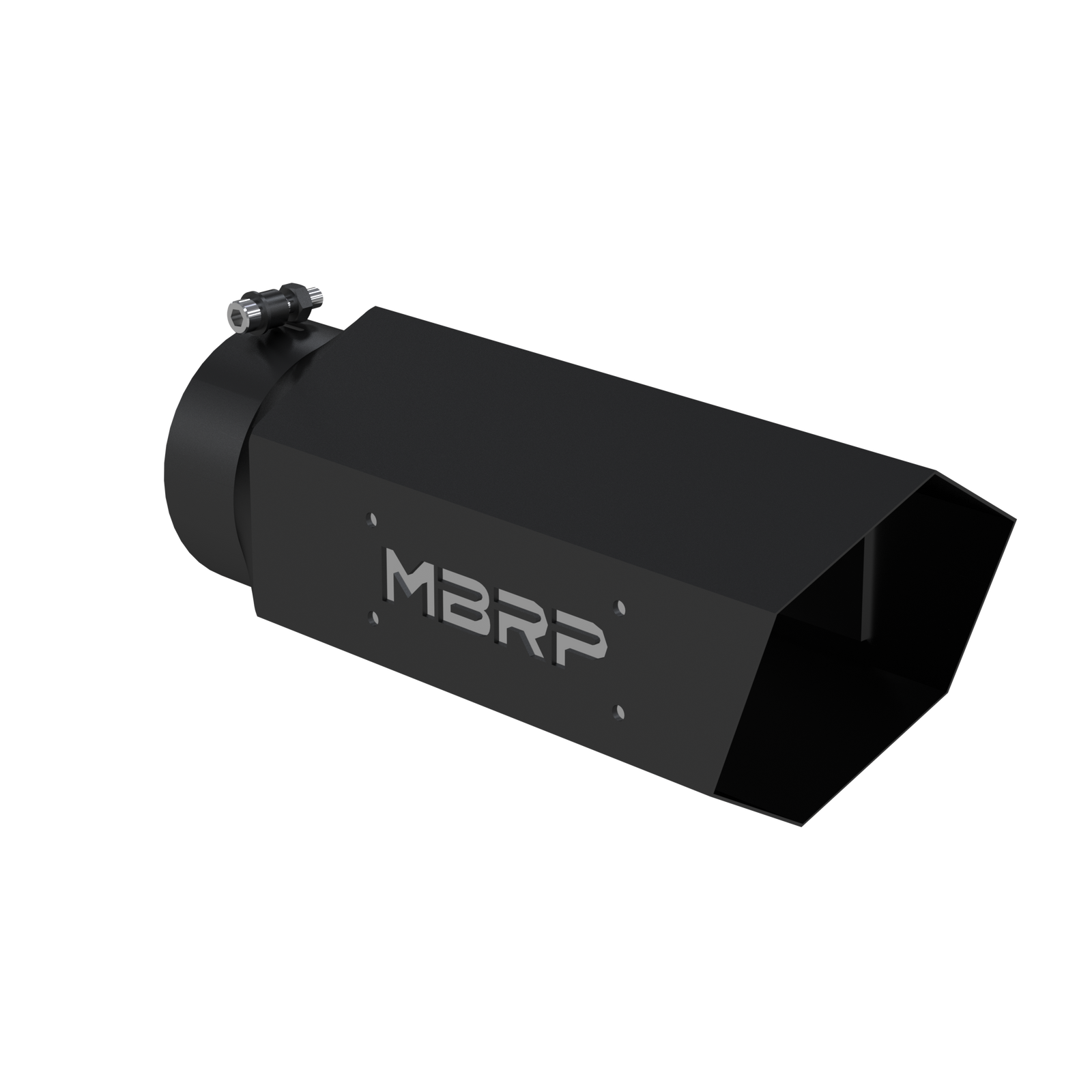 MBRP T5166BLK 6in Hexagon Shaped Black Series Exhaust Tip | Universal