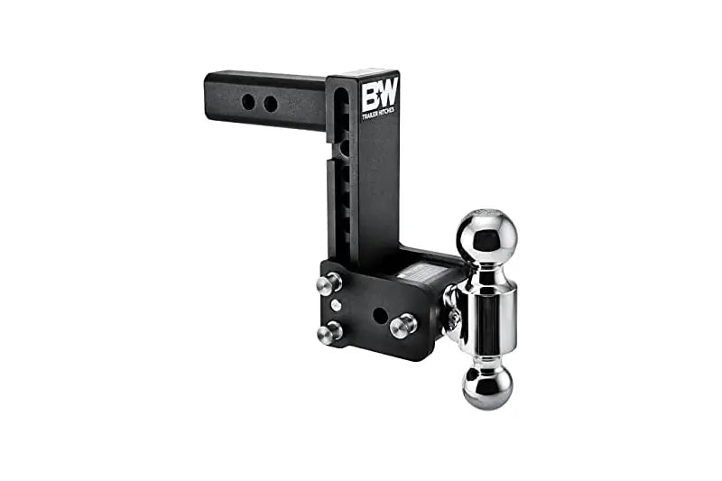 B&W TS10048B Black Tow & Stow Triple Ball Hitch w/ 2in Shank, 5in Drop/5.5in Rise | Universal