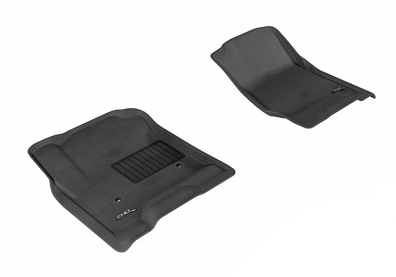 3DM L1CH03911509 Kagu Black Front Floor Mats | 2014-2017 Silverado/Sierra 1500/2500HD/3500HD