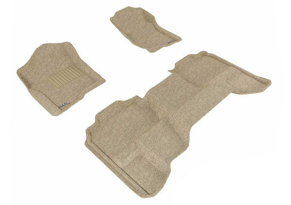 3DM L1CH05002202 Classic Tan Floor Mats | 2007-2013 Silverado/Sierra 1500/2500HD/3500HD