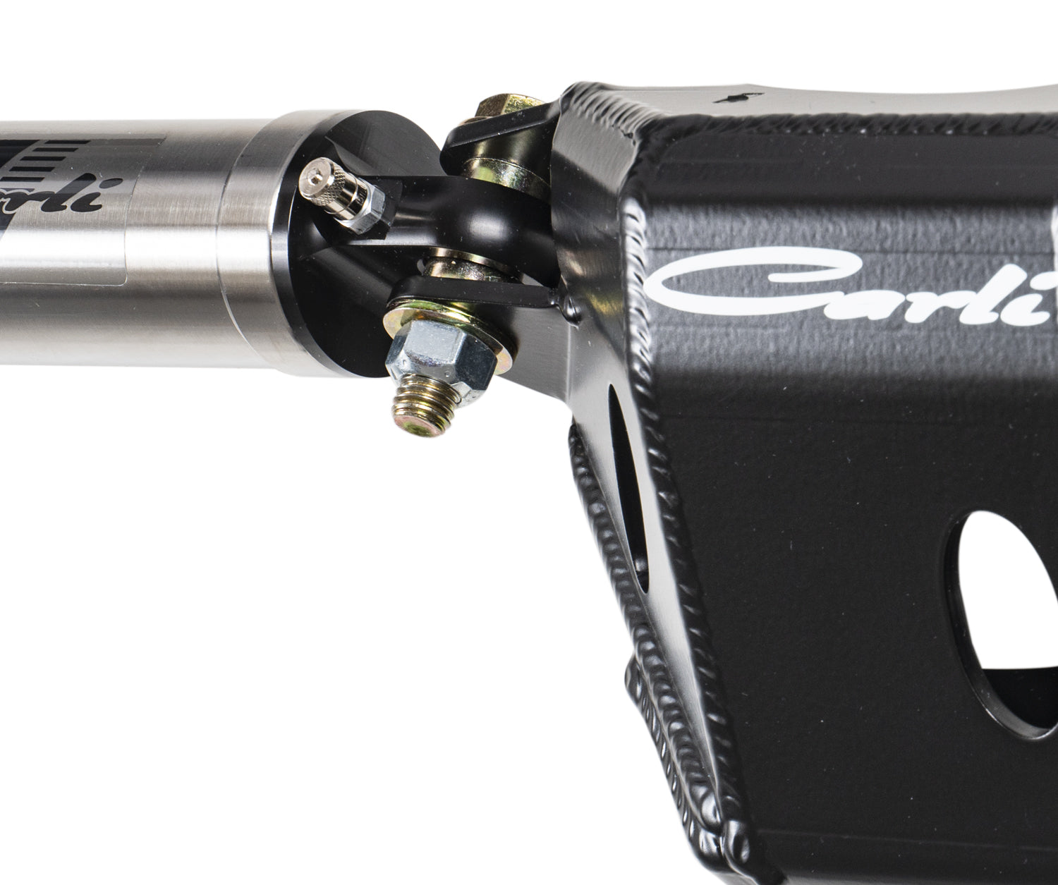 Carli CS-FLMSS-05 Low Mount Stainless Steering Stabilizer | 2005-2022 F250/F350 4WD