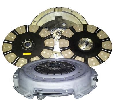 Valair NMU70ZF5DD 12.25in x 1.25in Dual Disc Clutch Rated@ 650HP+ | 1994-1998 Ford 7.3L Powerstroke