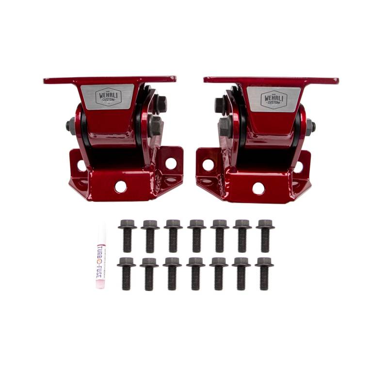 Wehrli 100160 Heavy Duty Engine Mounts | 2011-2016 Silverado/Sierra 2500HD/3500HD 6.6L LML