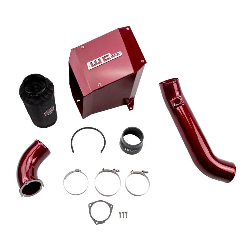 Wehrli 100300 4in Stage 2 Cold Air Intake Kit with Air Box and Intake Horn | 2001-2004 Silverado/Sierra 2500HD/3500HD 6.6L