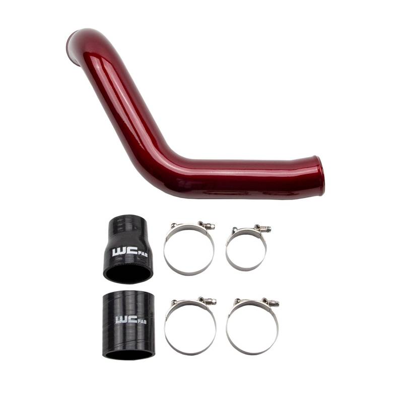 Wehrli 100355 3in High Flow Passenger Cold Side Intercooler Pipe Kit | 2004.5-2005 Silverado/Sierra 2500HD/3500HD 6.6L LLY