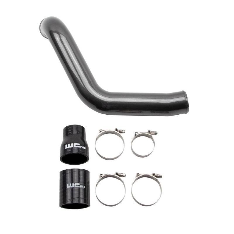 Wehrli 100355 3in High Flow Passenger Cold Side Intercooler Pipe Kit | 2004.5-2005 Silverado/Sierra 2500HD/3500HD 6.6L LLY