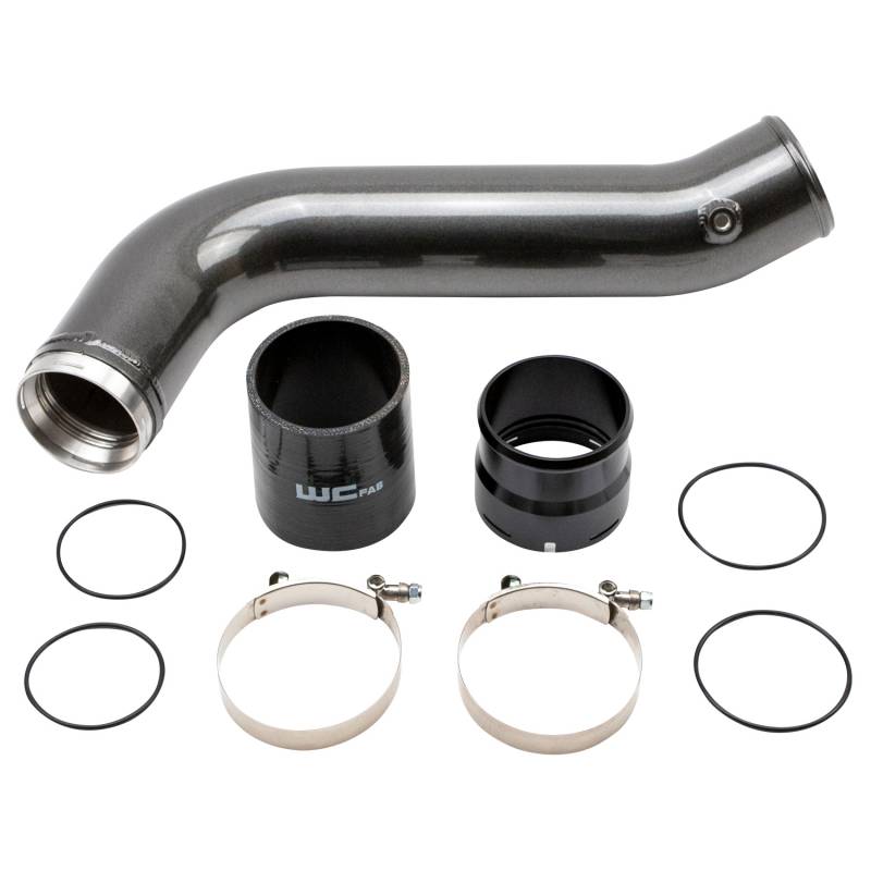 Wehrli 100381 3.5in Passenger Cold Side Intercooler Pipe Kit | 2020-2024 Silverado/Sierra 2500HD/3500HD 6.6L L5P