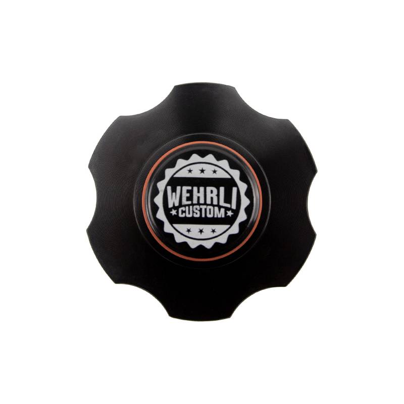 Wehrli 100395 Billet Oil Fill Cap Black Anodized | 1998.5-2024 Dodge 5.9L/6.7L Cummins