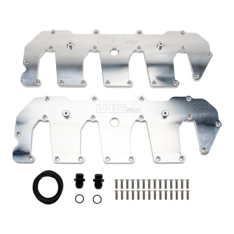 Wehrli 100416 Billet Upper Valve Cover Set | 2011-2016 Silverado/Sierra 2500HD/3500HD 6.6L LML